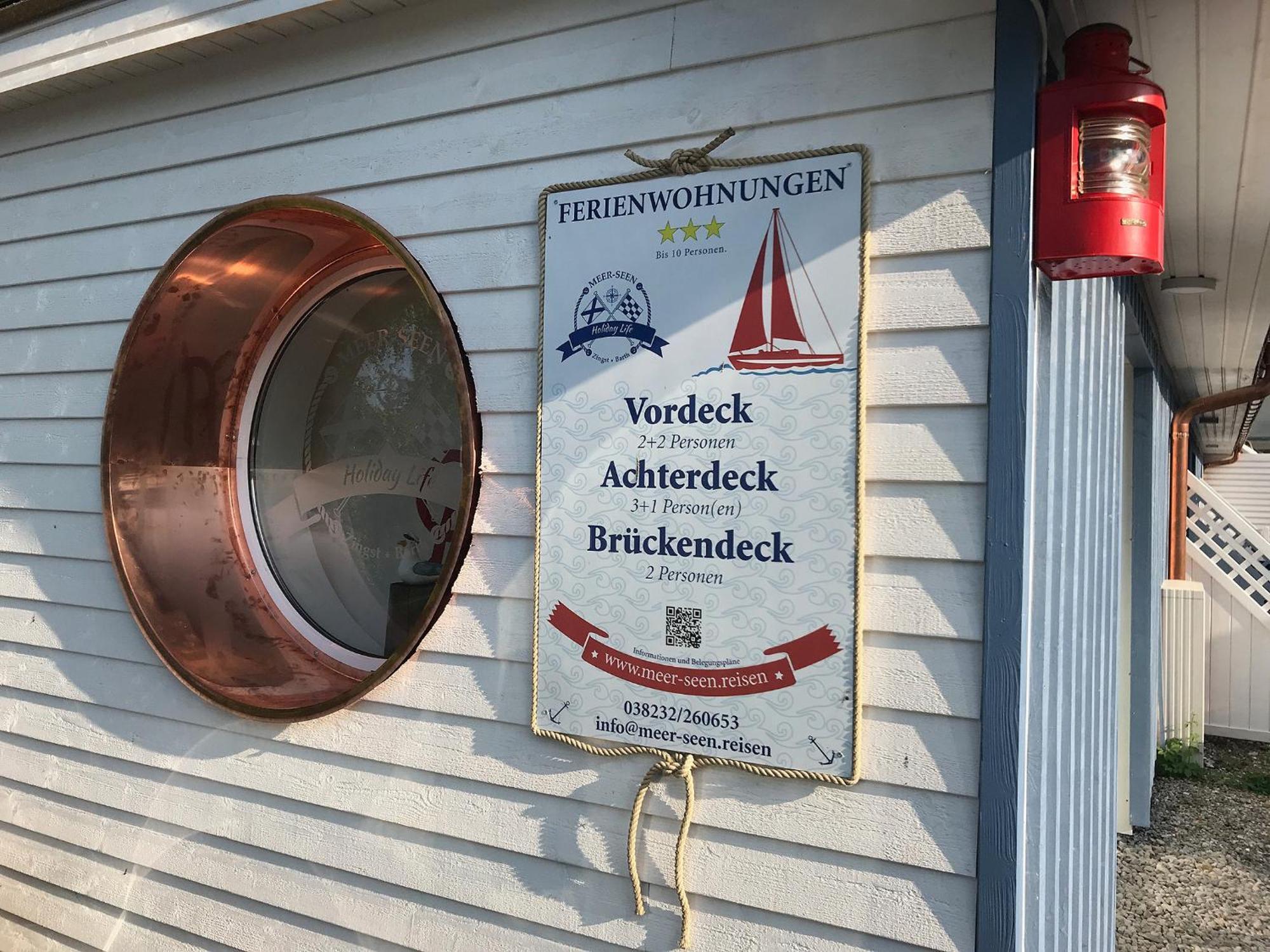Ferienwohnung Vordeck FW 1 Ostseeheilbad Ostseeheilbad Zingst Exterior foto
